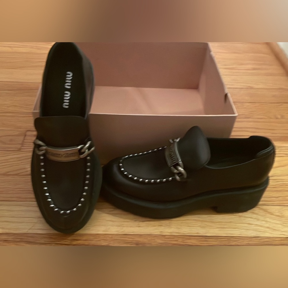 Platform Miu Miu Loafers - image 2